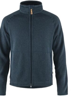 Fjällräven Ãvik Fleece Zip Sweather Mens, Navy